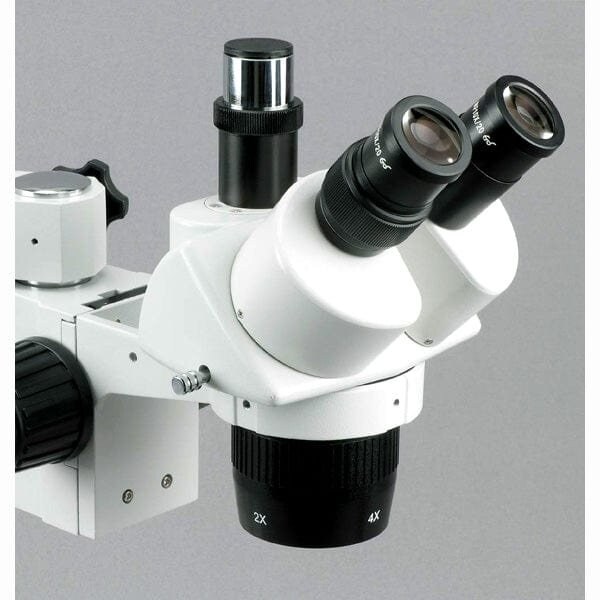 20X-40X-80X Trinocular Stereo Microscope On Single-Arm Boom Stand